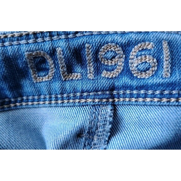 DL1961 Jeans 4 Way Stretch Angel Mid Rise Skinny Ankle 360 Comfort Size 28 - Picture 2 of 16